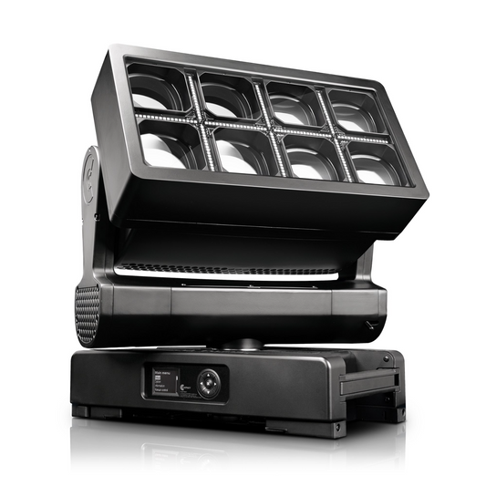 Claypaky Volero Twins (Foam Shell):
4x 60w RGBW LED (Wash)
64x 3w 6500k LED (Strobe)
100-240V 50/60 Hz ETL IP66