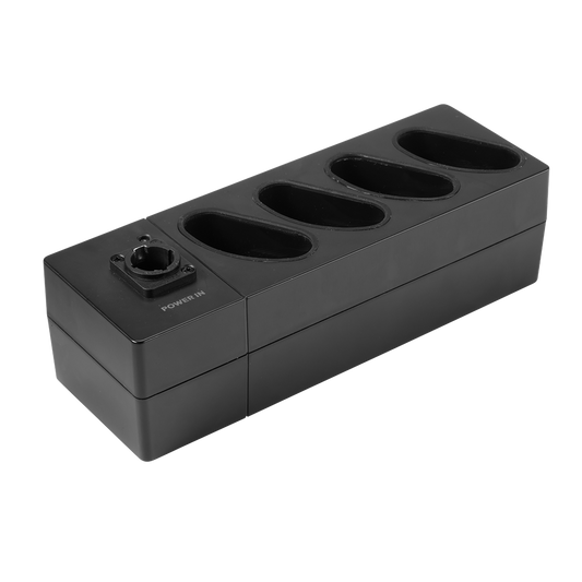 ChargingDock for 4 QuikBrick
QuikBeam fast-charger for up to 4x QuikBrick batteries