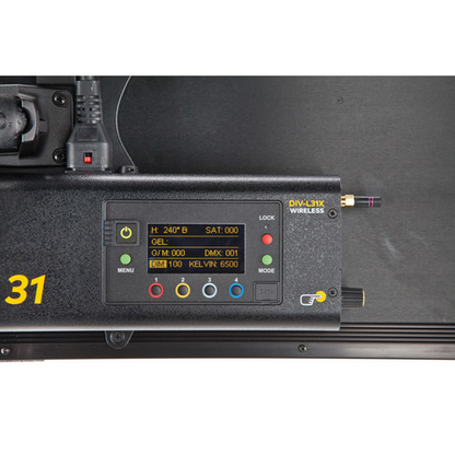 Kino Flo Diva-Lite 31 LED DMX, Yoke, w/ 90º Louver