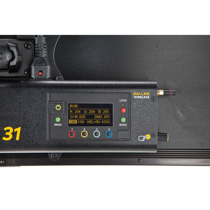 Kino Flo Diva-Lite 31 LED DMX, Yoke, w/ 90º Louver