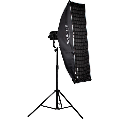 Nanlite Fabric Grid for Asymmetrical Stripbank Softbox (18x43in)