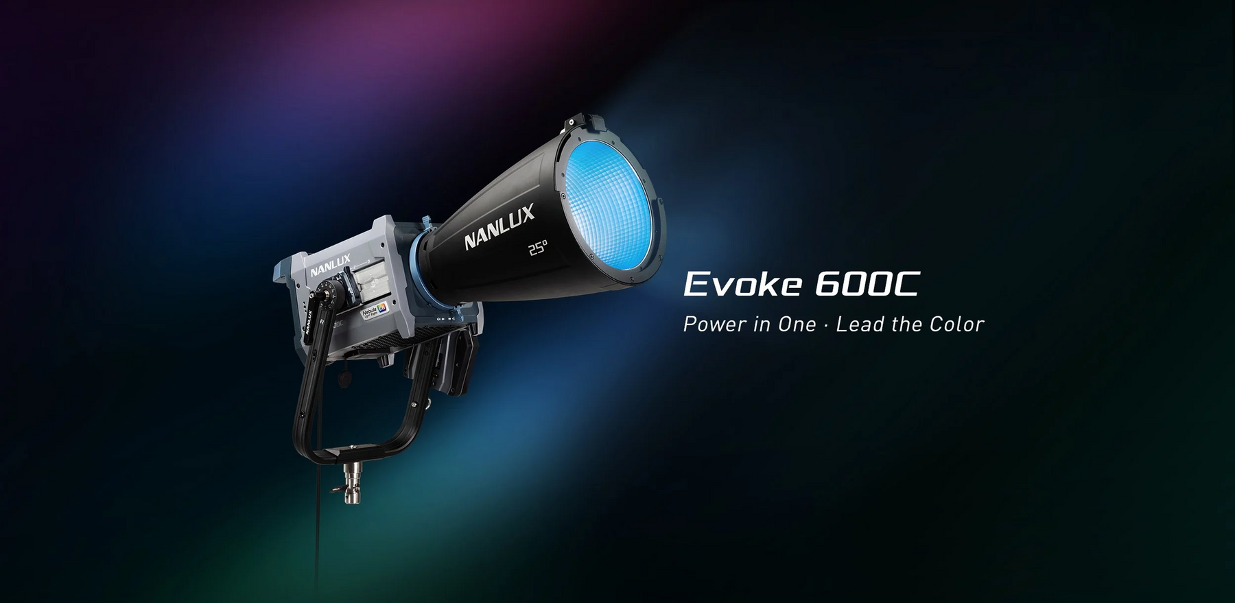 Nanlux Evoke 600C C8 Full-color Spot Light w/Trolley Case – MACCAM