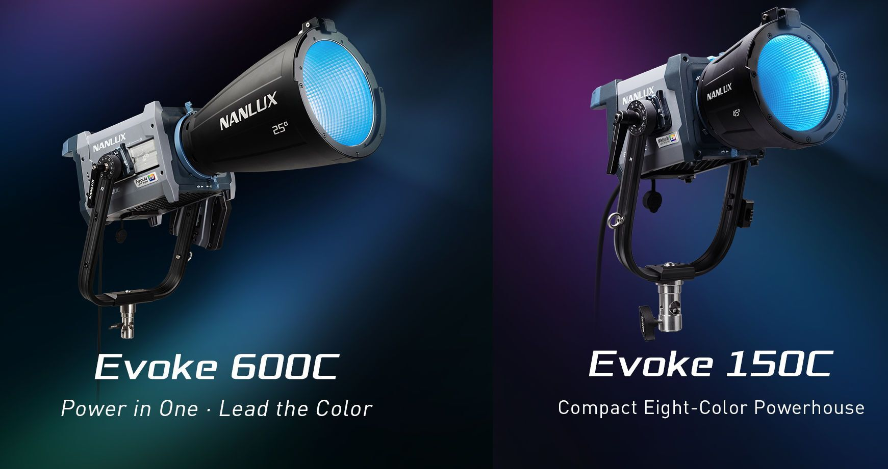 Nanlux Evoke 600C C8 Full-color Spot Light w/Trolley Case – MACCAM