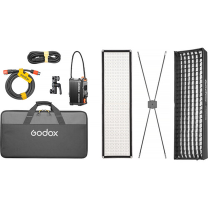 Godox - F200SR - KNOWLED Flexible RGB LED mat 200W- 1'X4'