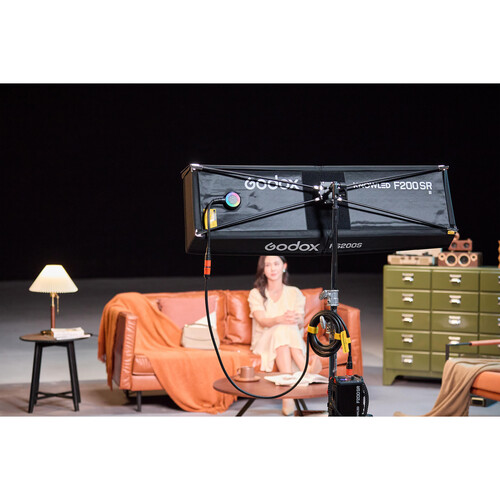 Godox - F200SR - KNOWLED Flexible RGB LED mat 200W- 1'X4'
