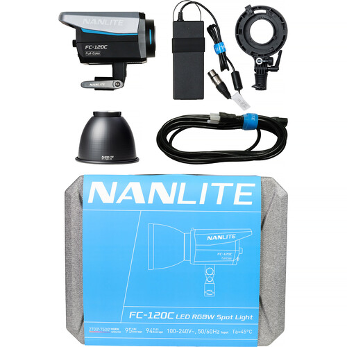Nanlite FC-120C Color RGBW LED Spotlight