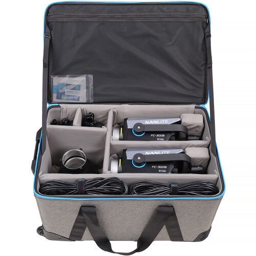 Nanlite FC-300B Spotlight 2-Light Kit with Rolling Case