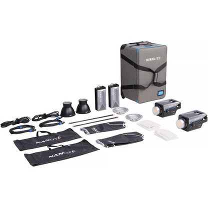 Nanlite FC-500B Spotlight 2-Light Kit with Rolling Case