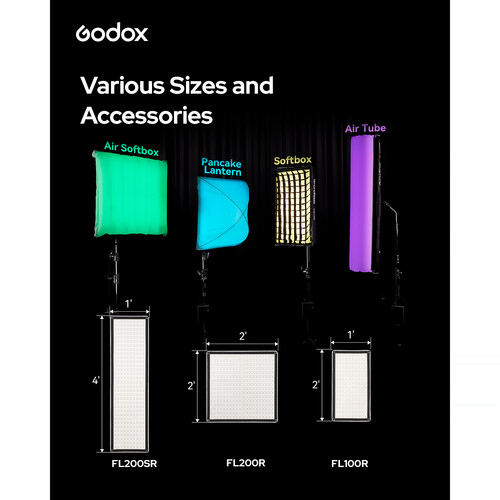 Godox FL100R RGB Flexible LED Light Mat (1 x 2')