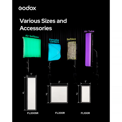 Godox FL200SR RGB Flexible LED Light Mat (1 x 4')