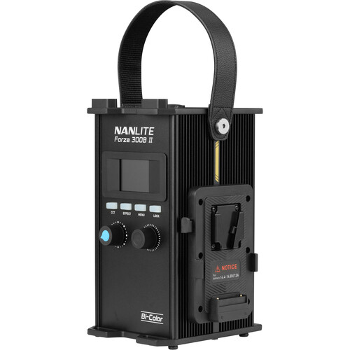 Nanlite Forza 300B II Spotlight incl. AC-DC power supply, Bowens mount, stand clamp and case