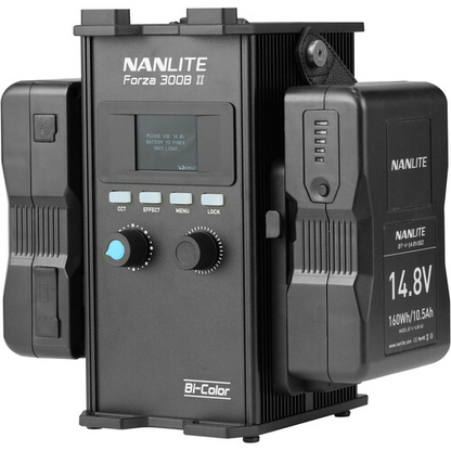 Nanlite Forza 300B II Spotlight incl. AC-DC power supply, Bowens mount, stand clamp and case