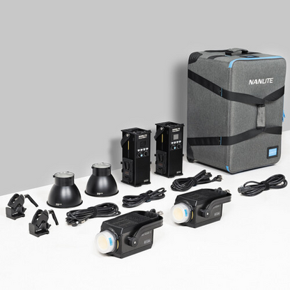 NANLITE Forza 500B II 2KIT LED Spot Light with Trolley Case