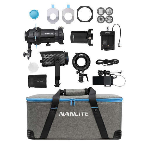 Nanlite Forza 60C Kit with FM Mount Projection Attachment (19&36)