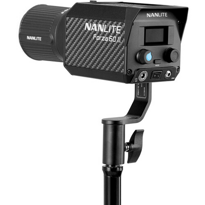 Nanlite Forza 60 II Spotlight incl. reflector, AC, DC battery grip, Bowens adapter and case
