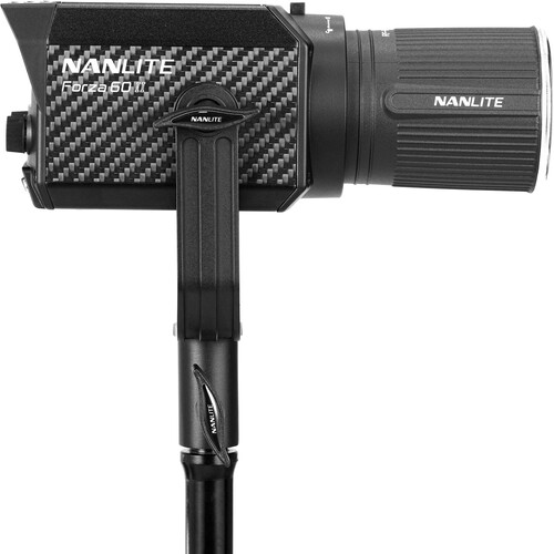 Nanlite Forza 60 II Spotlight incl. reflector, AC, DC battery grip, Bowens adapter and case