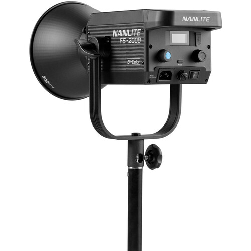Nanlite FS-200B Bi-Color Studio Spotlight, 2700K-6500K, Bluetooth, 2.4G, Bowens Mount `