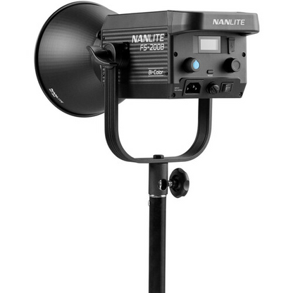 Nanlite FS-200B Bi-Color Studio Spotlight, 2700K-6500K, Bluetooth, 2.4G, Bowens Mount `