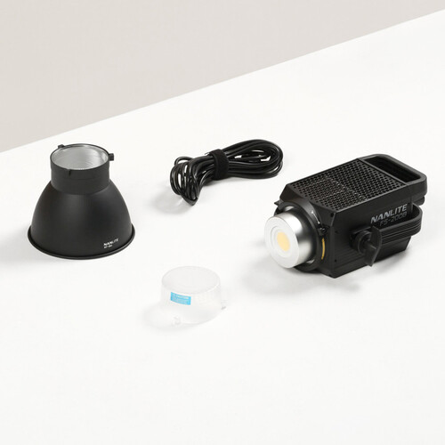 Nanlite FS-200B Bi-Color Studio Spotlight, 2700K-6500K, Bluetooth, 2.4G, Bowens Mount `