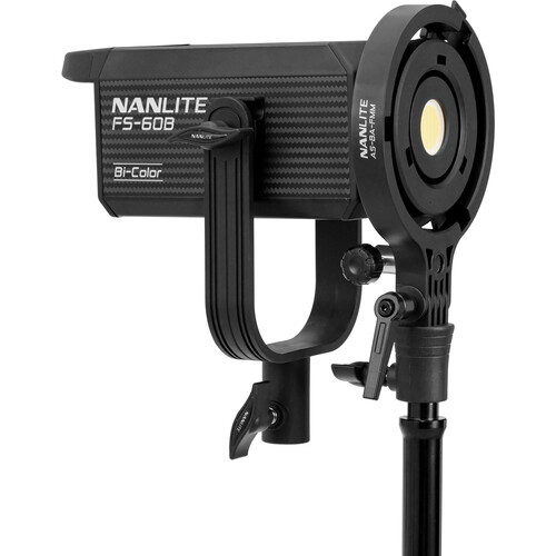 Nanlite FS-60B Bi-Color Studio Spotlight, 2700K-6500K, Bluetooth, 2.4G, FM Mount