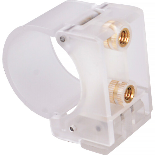 Nanlite Pavotube Transparent Polycarbonate Clip with 1/4-20in Receivers