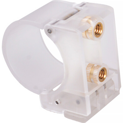 Nanlite Pavotube Transparent Polycarbonate Clip with 1/4-20in Receivers