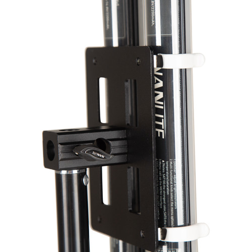 Nanlite Pavotube Double Bank Fixture with Gooseneck and 5/8in Receiver
