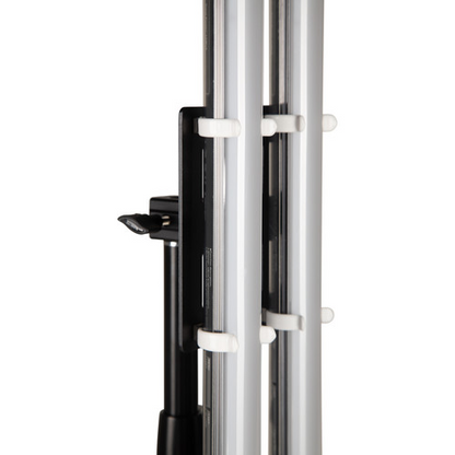 Nanlite Pavotube Double Bank Fixture with Gooseneck and 5/8in Receiver