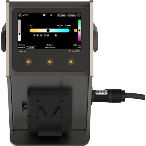 Kelvin Epos 300, RGBACL LED COB Studio Light incl. Rolling Case (Gold Mount)