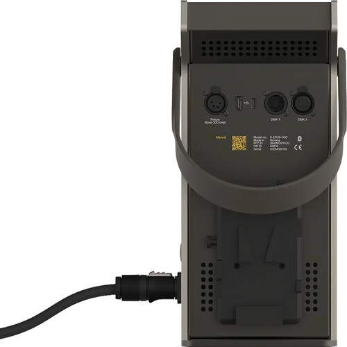 Kelvin Epos 300, RGBACL LED COB Studio Light incl. Rolling Case (Gold Mount)