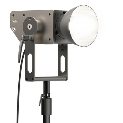 Kelvin Epos 300, RGBACL LED COB Studio Light incl. Rolling Case (Gold Mount)