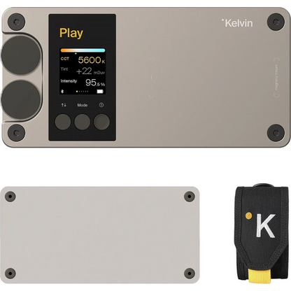 Kelvin Play in Hip Pouch with Diffuser, RGBACL LED Pocket Creative Panel Light