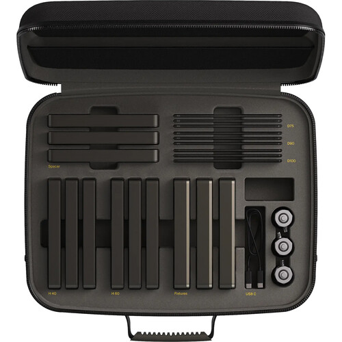 Kelvin Play Pro 3-Light Kit in Case with Light Modifiers, RGBACL LED Pocket Creative Panel Light