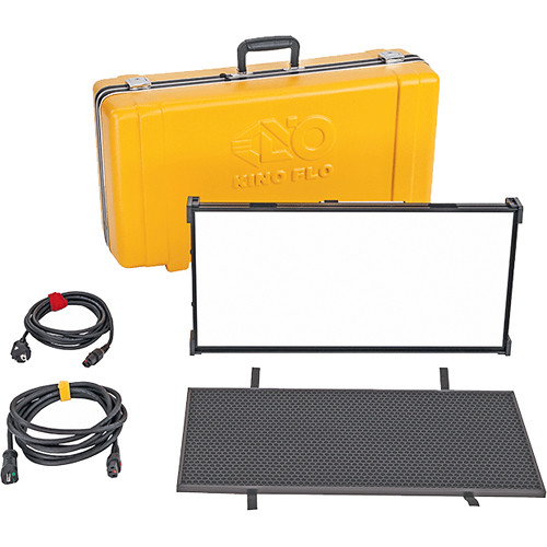 Kino Flo - KIT-DL21XU - Diva-Lite 21 LED DMX Center Kit, Univ w/ Travel Case (Includes Center Mount Fixture, Louver 90°, Baby Receiver (16mm), Travel Case)
