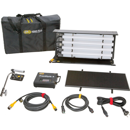 Kino Flo - KIT-FT24BU - FreeStyle T24 DMX Kit (1-Unit) w/ Soft Case, Univ FreeStyle 2ft LED Tube (x4), Soft Case)