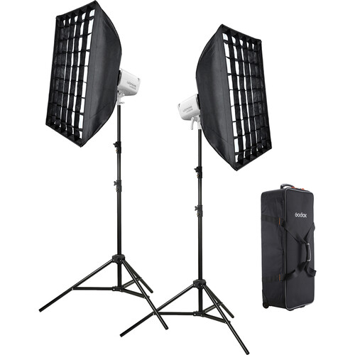 Godox Litemons LA300Bi Bi-Color LED Light 2-Light Kit