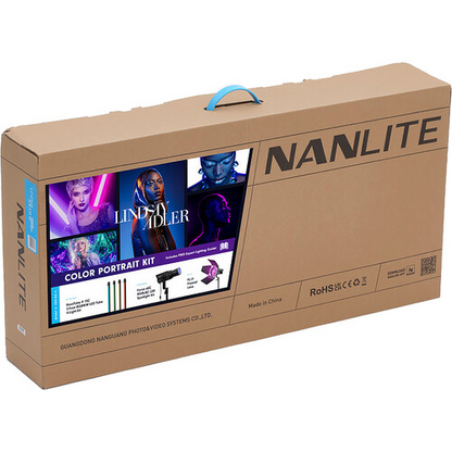 Nanlite Lindsay Adler Color Portrait Kit Inc. PT15C4KIT, FORZA60C, FL-11 Fresnel