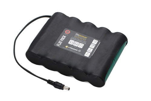 LiteGear LP1.00108 NiMH Rechargeable Battery Flat Pack, 10K Ah, 12V