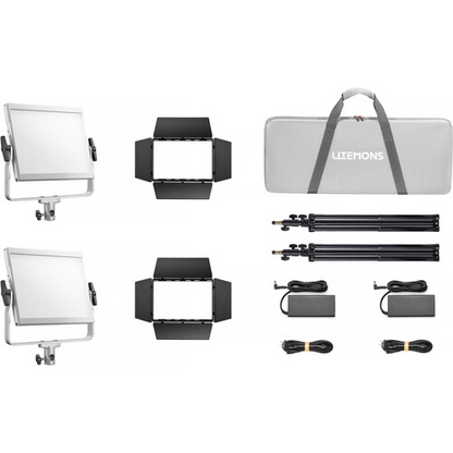 Godox Litemons LP600Bi Bi-Color LED Panel 2-Light Kit