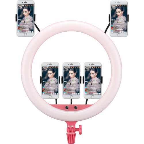 Godox LR150 LED Ring Light (Pink)