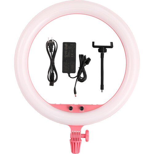 Godox LR150 LED Ring Light (Pink)