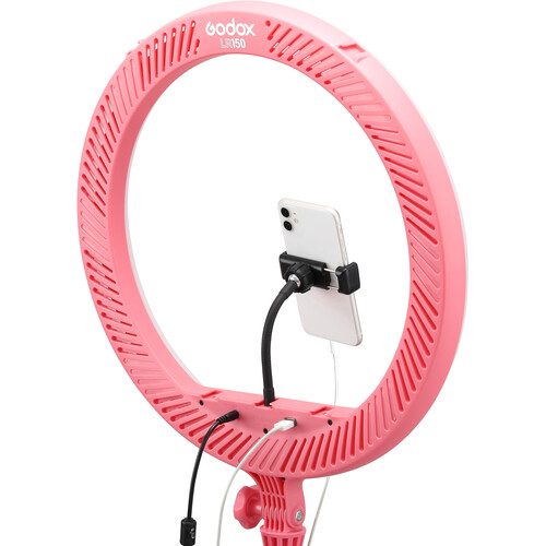Godox LR150 LED Ring Light (Pink)