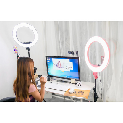 Godox LR160 Bi-Color LED Ring Light (Black)