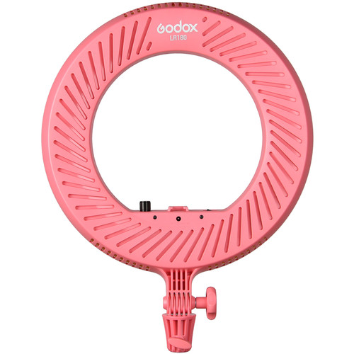 Godox LR180 LED Ring Light (Pink)