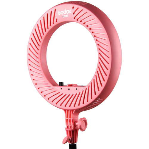 Godox LR180 LED Ring Light (Pink)