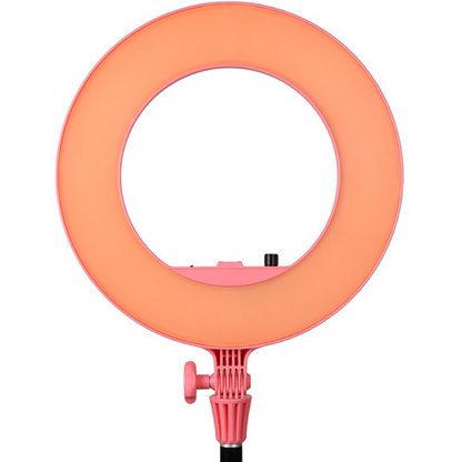 Godox LR180 LED Ring Light (Pink)