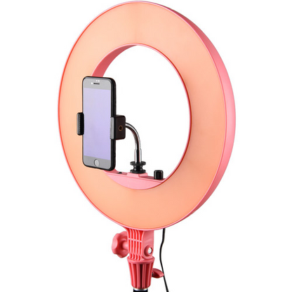 Godox LR180 LED Ring Light (Pink)