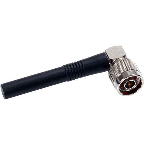 LumenRadio - LR2DBIB90AAO - Outdoor 2 dBi 90° Angled Antenna with N Male Connector (Black)