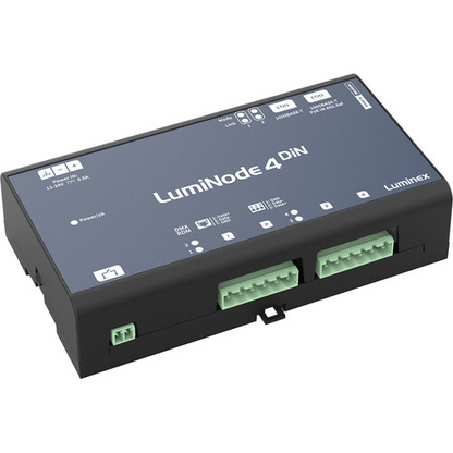Luminex LumiNode 4 DIN TB (6 Processing engines & 4 DMX ports)