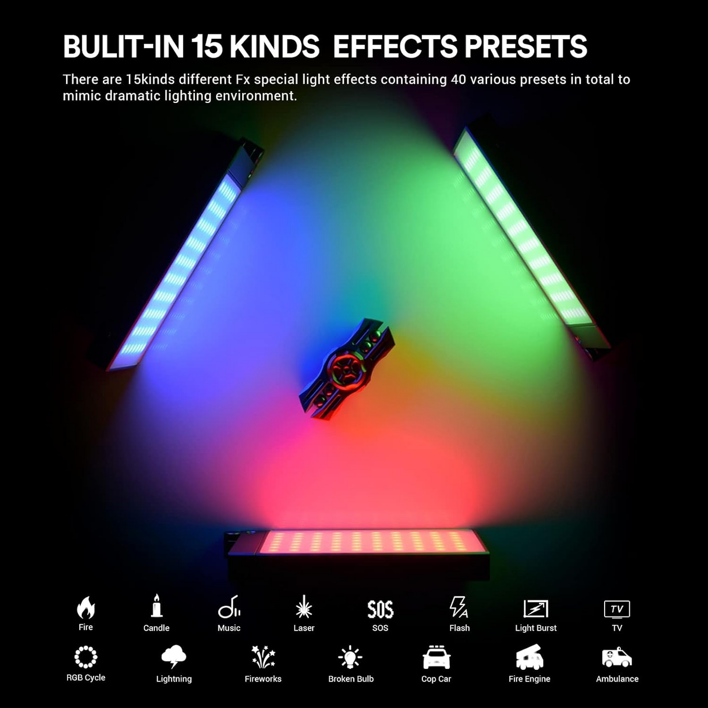 Godox M1 RGB Mini Creative Light (Green)